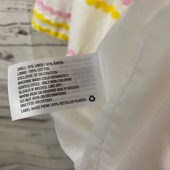 Lisa Marie Fernandez Ric Rac Linen Dress - Picture 10 of 11